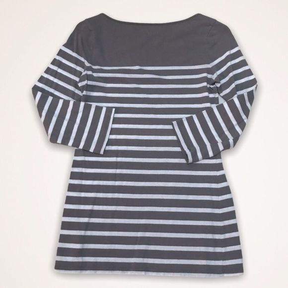 💫4/30 OLD NAVY Striped 3/4 Sleeve Cotton Tee - Picture 2 of 5